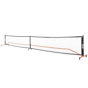 VEVOR Pickleball Net Set, 22FT Regulation Size Portable Pickleball System with Carrying Bag, Balls, and Wheels